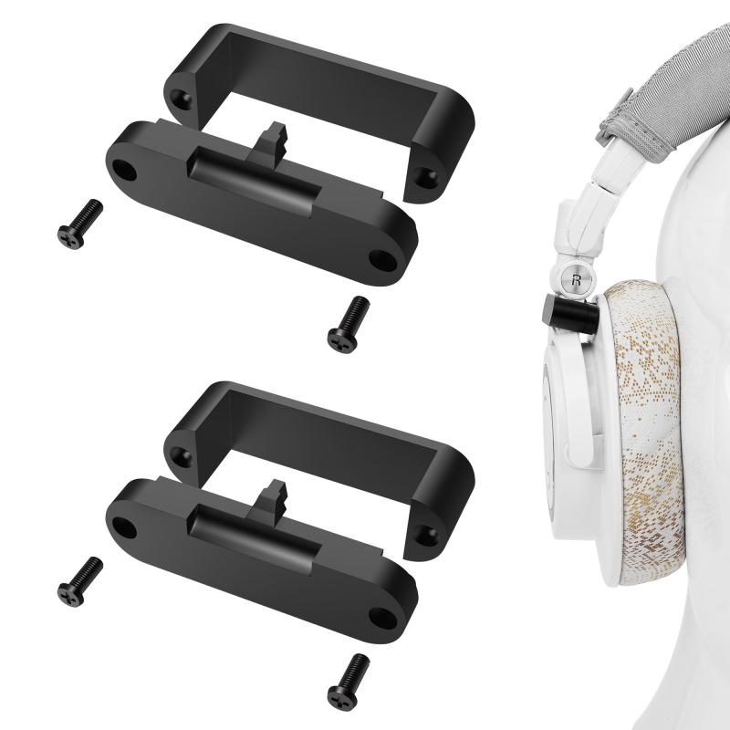 Geekria 1ペア 金属 ヘッドバンド ヒンジ 修理キット ATH-M50x, M50xBT, M50xGM, M50xBB, M50xPB, M50xWH, M50x ENSO, M50XSTS-USBMIKU ヘッドホンと互換性あり 交換用 ヘッ