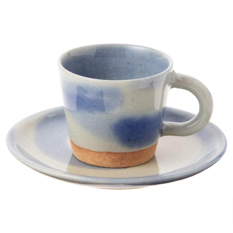 信楽焼 へちもん カップ&amp;ソーサー プチ