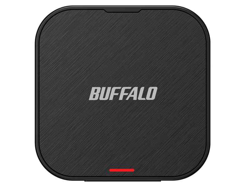 バッファロー 1000GB（1TB） MagSafeマグネット対応ポータブルSSD ProRes録画対応 SSD-PMS1.0U3-BA