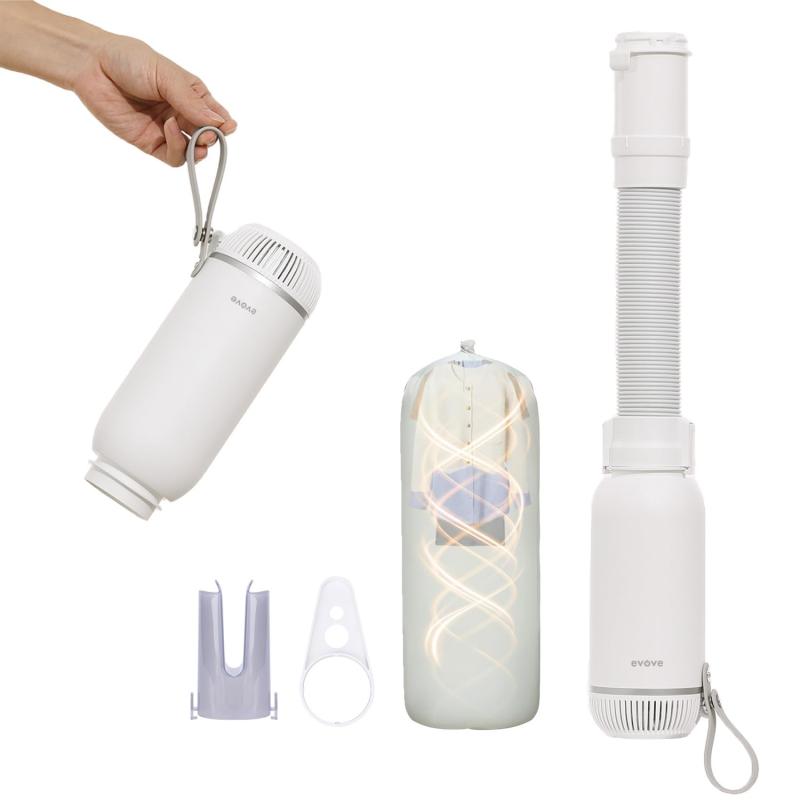 【最高70℃·速暖】evove 布団乾燥機 iHeat Lite 小型 1台3役 靴乾燥機 衣類乾燥機 ふとん乾燥機 ダニ対..