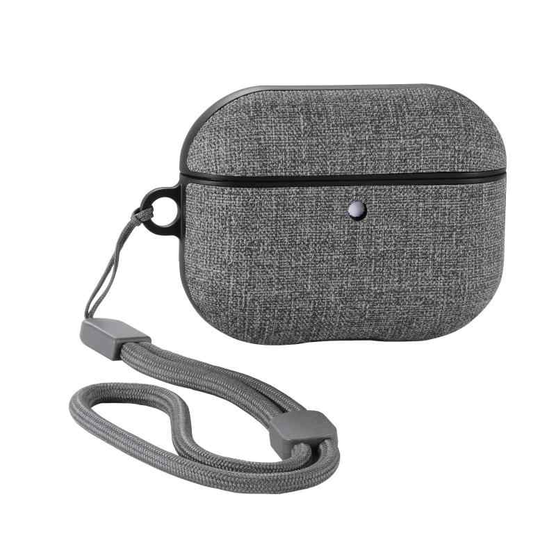 エレコム AirPods Pro 3 第3世代 2025年用 ファブリックタッチケース 衝撃吸収 全周エアークッション保護 カラビナ付き magsafe充電 ワイヤレス充電対応 AVA-AP07CC