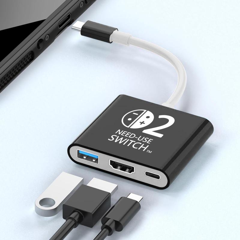 【2025年新登場-Switch 2「21.0.0」対応】For Switch 2 ドック Mocasa スイッチ 2 対応 ドック テレビ接続出力 4K@60Hz 直接にTV出力