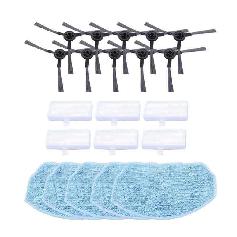 ロボット掃除機交換部品 床掃除掃除機アタッチメント 掃除機フィルター モップパッド サイドブラシアクセサリー ZCWA ONSON MAMNV BR150 BR151用