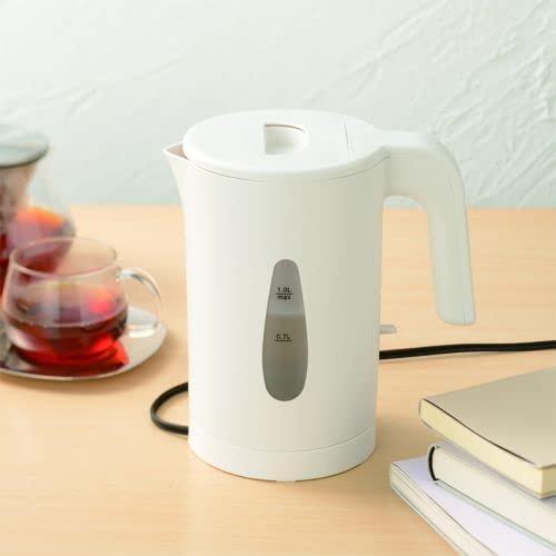 和平フレイズ 電気ケトル ラノー 大容量 1L 湯沸し器 コーヒー 一人暮らし 家電用品 MMJ-0674