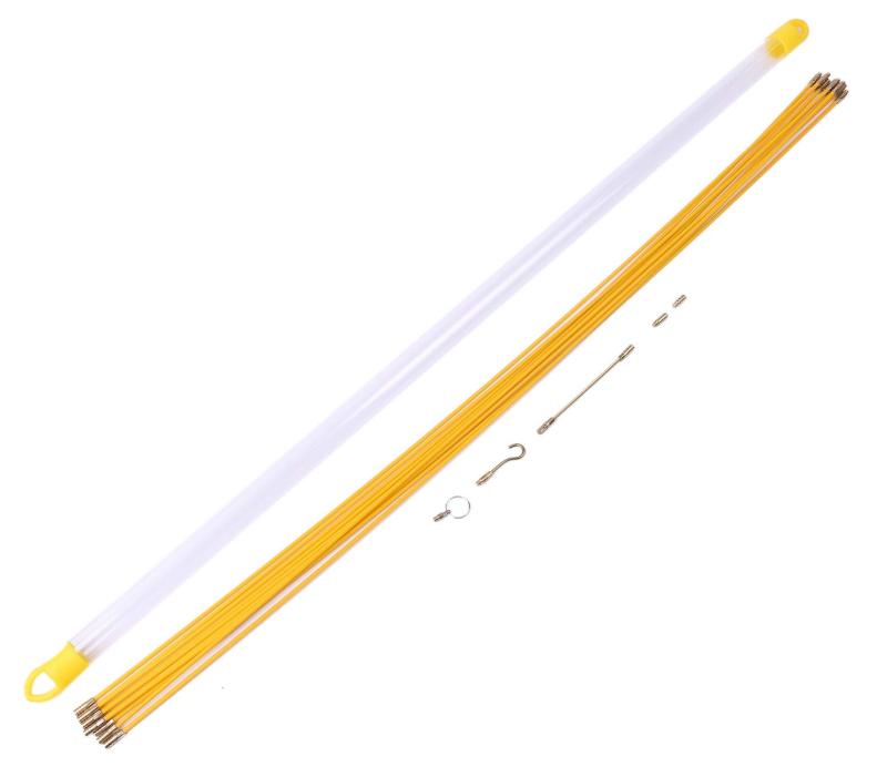 ［ムーク］ ケーブル索引具 1m×10本 配線 通線ワイヤー 配線通し ケーブルキャッチャー ジョイントライ..