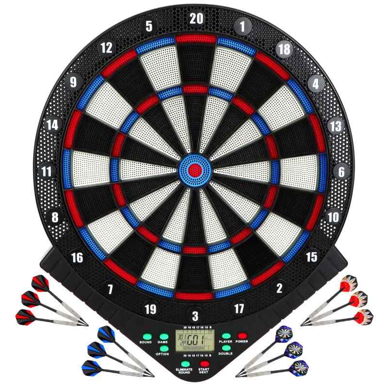 ダーツボード 電子ダーツボード ソフトダーツ 初心者・初中級者向け 多人ゲーム インテリア 自動採点 音声機能 家庭用(3)