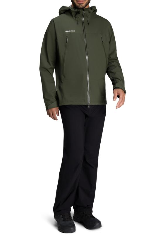 [Mammut] 쥤󥸥㥱å ޥ 饤 쥤- եå /Masao Light Rain-Suit AF Men