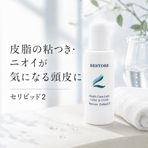 Restol Seripid 2 Oil for Scalp Care: For scalp care before shampooing. Addresses greasiness, oiliness, clogged pores, excess sebum, sweat, scalp fluctuations, odor, age-related odor, dandruff, and discomfort. Suitable for men and women. Odor control and cleansing.