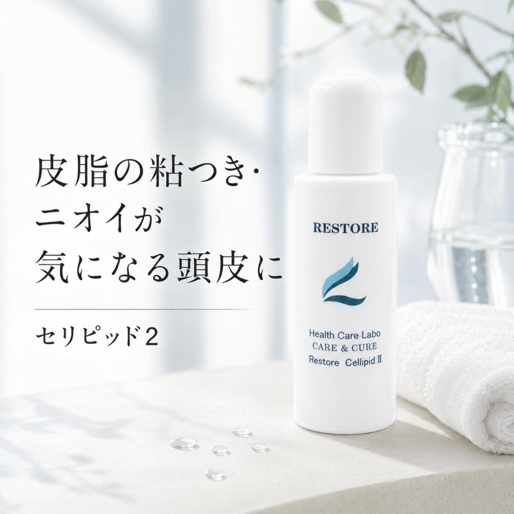 ニオイ ベタつき レストル セリピッド2 クレンジング スカルプ 頭皮ケア 地肌 頭皮 シャンプー前 オイリー 毛穴 汚れ 皮脂 脂性 汗 ゆらぎ におい 加齢臭 フケ 不快感 エイジングケア メンズ レディース 対策