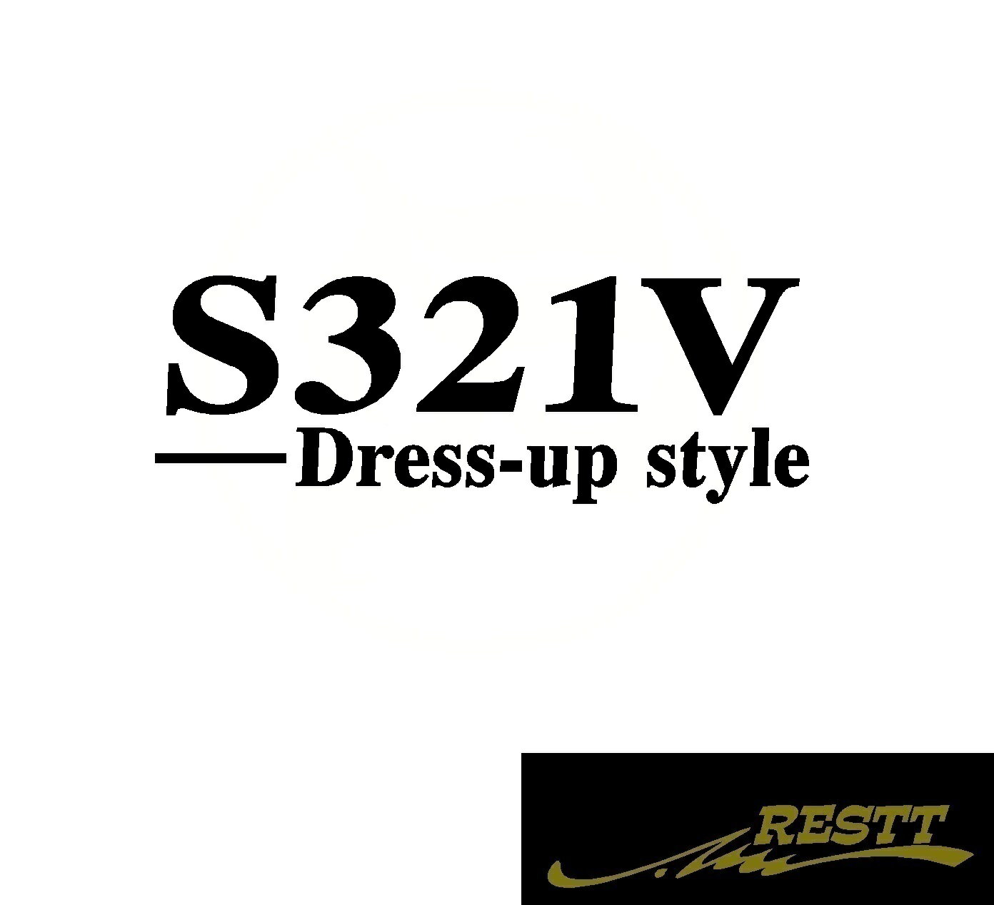 ハイゼットカーゴ S321V ドレスアップスタイル ロゴ カッティングステッカー 小サイズ おしゃれ デザイン かっこいい ステッカー DAIHATSU ダイハツ 型式