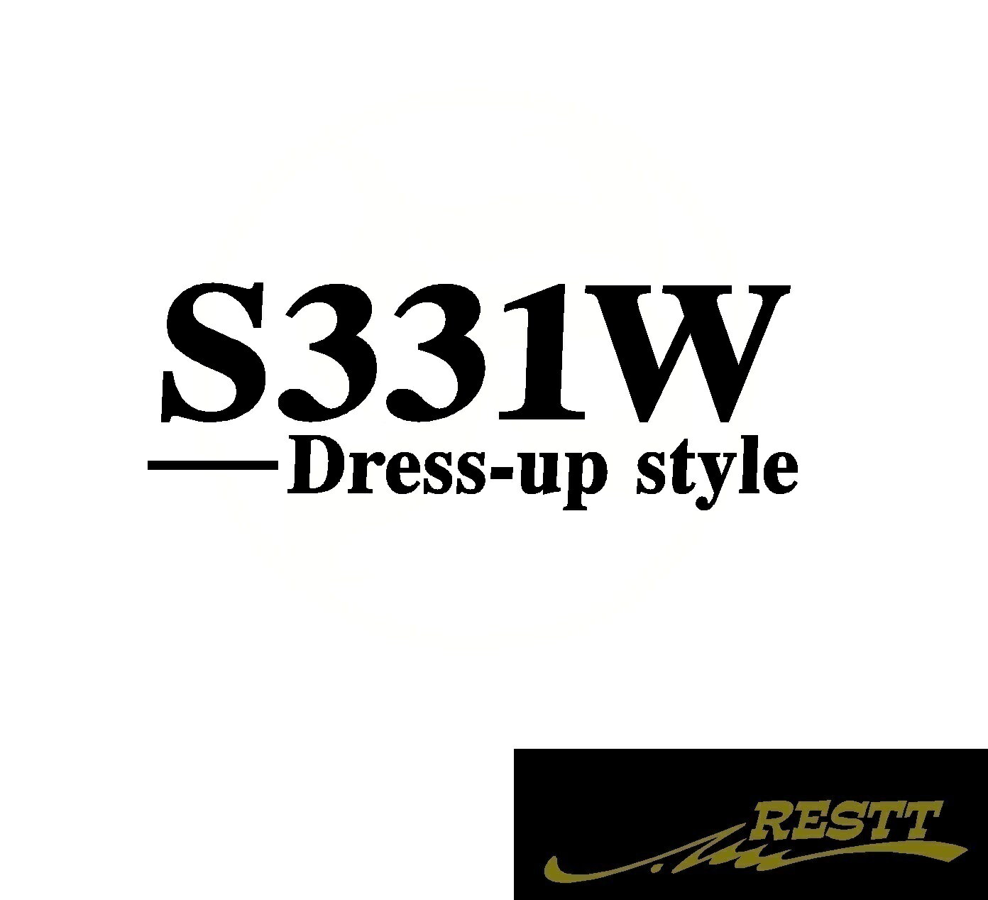 ハイゼットカーゴ S331W ドレスアップスタイル ロゴ カッティングステッカー 小サイズ おしゃれ デザイン かっこいい ステッカー DAIHATSU ダイハツ 型式