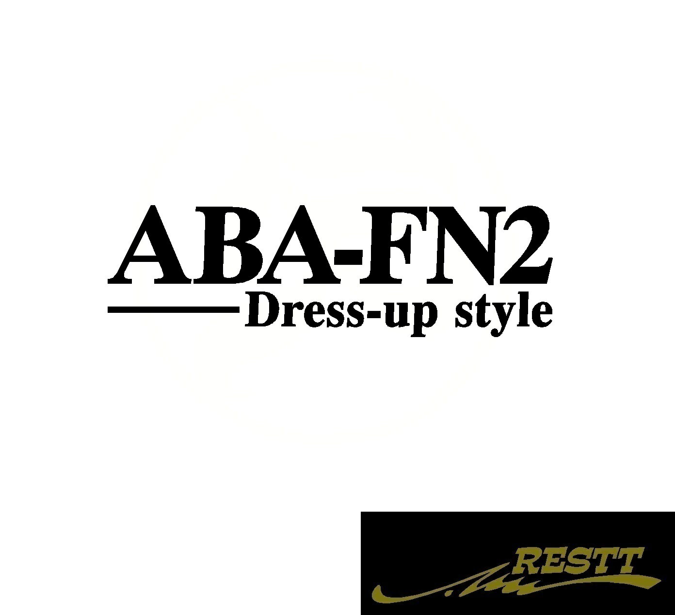 シビック ABA-FN2　ドレスアップスタイル　ロゴ　カッティングステッカー　特大サイズ　おしゃれ　デザイン　かっこいい　ステッカー　ホンダ　本田　型式