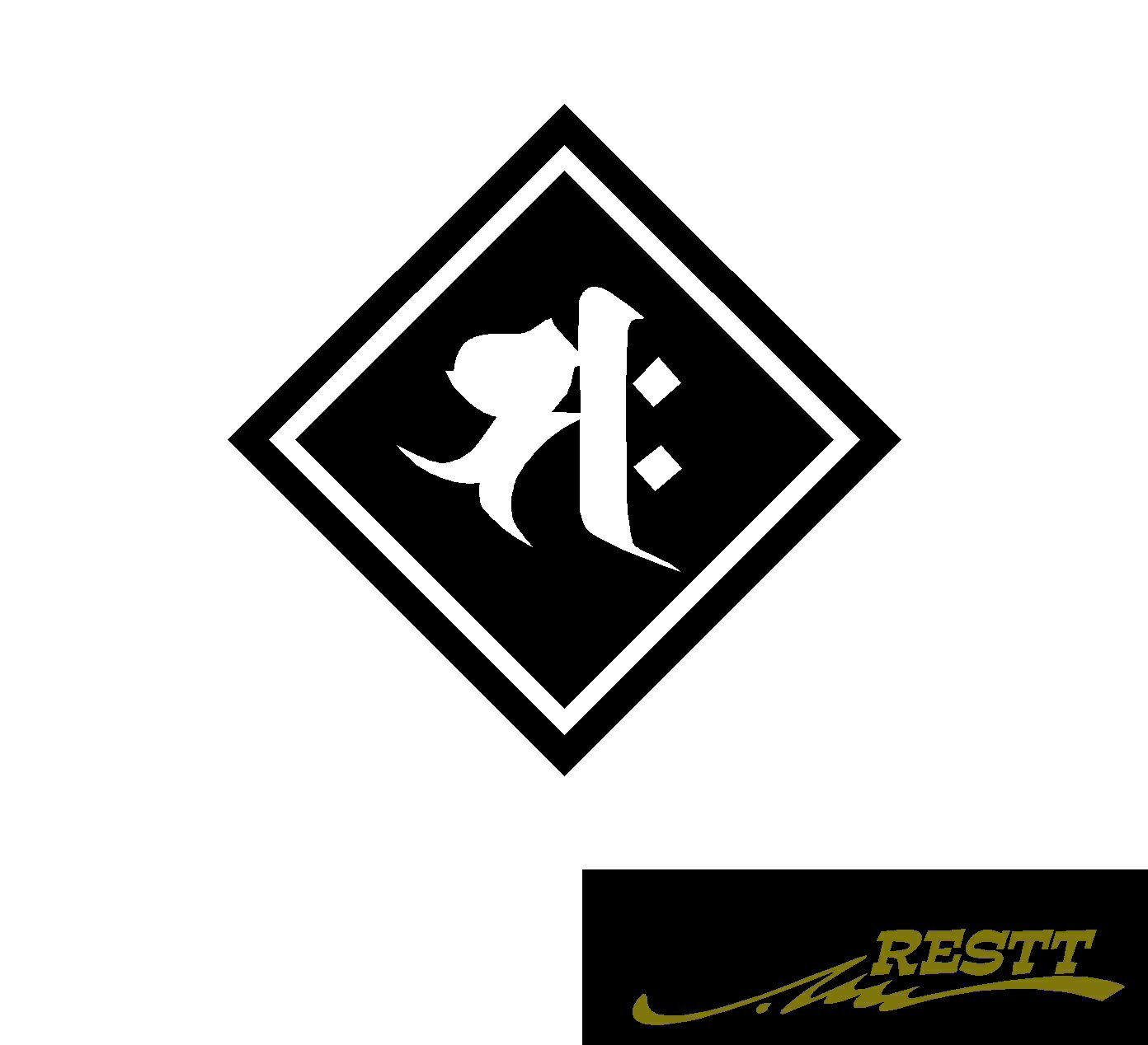 Rakuten - 干支　梵字　午　うま　ロゴ　カッティングステッカー　中サイズ