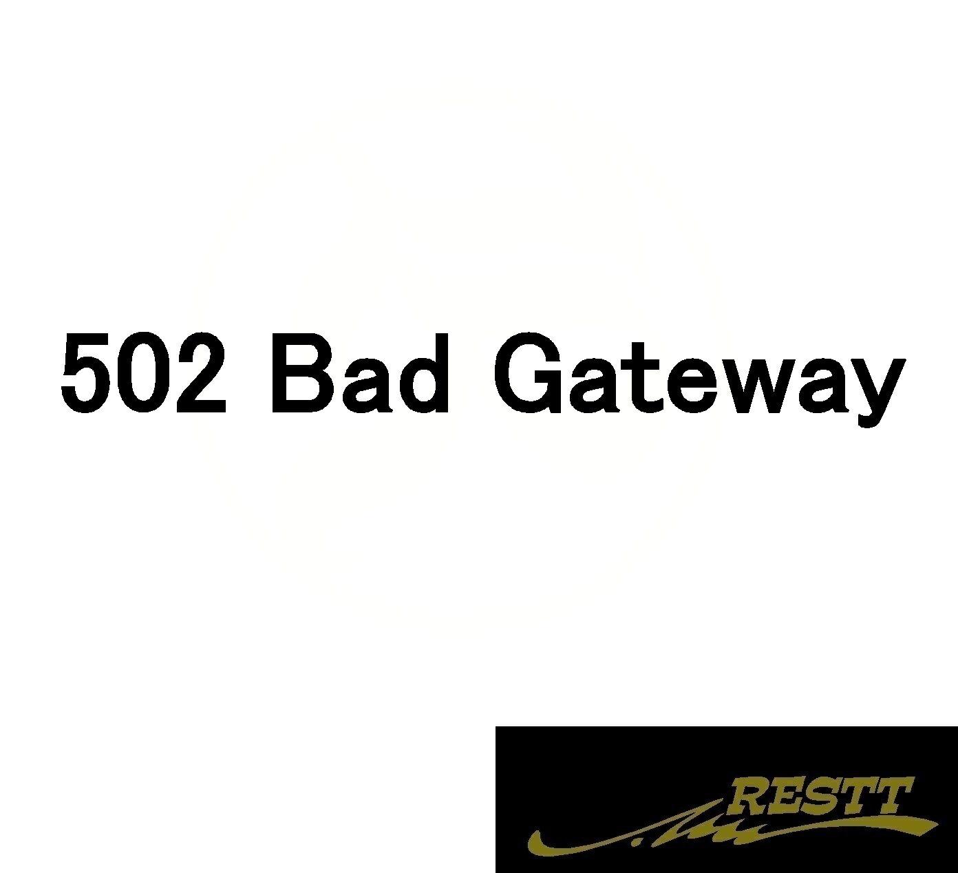 502 Bad Gateway　ロゴ　カッティングステッカー　中サイズ　ステッカー　ドレスアップ　おもしろい　ステッカー　かわいい　おしゃれ　かっこいい　デザイン　車　バイク　エラー