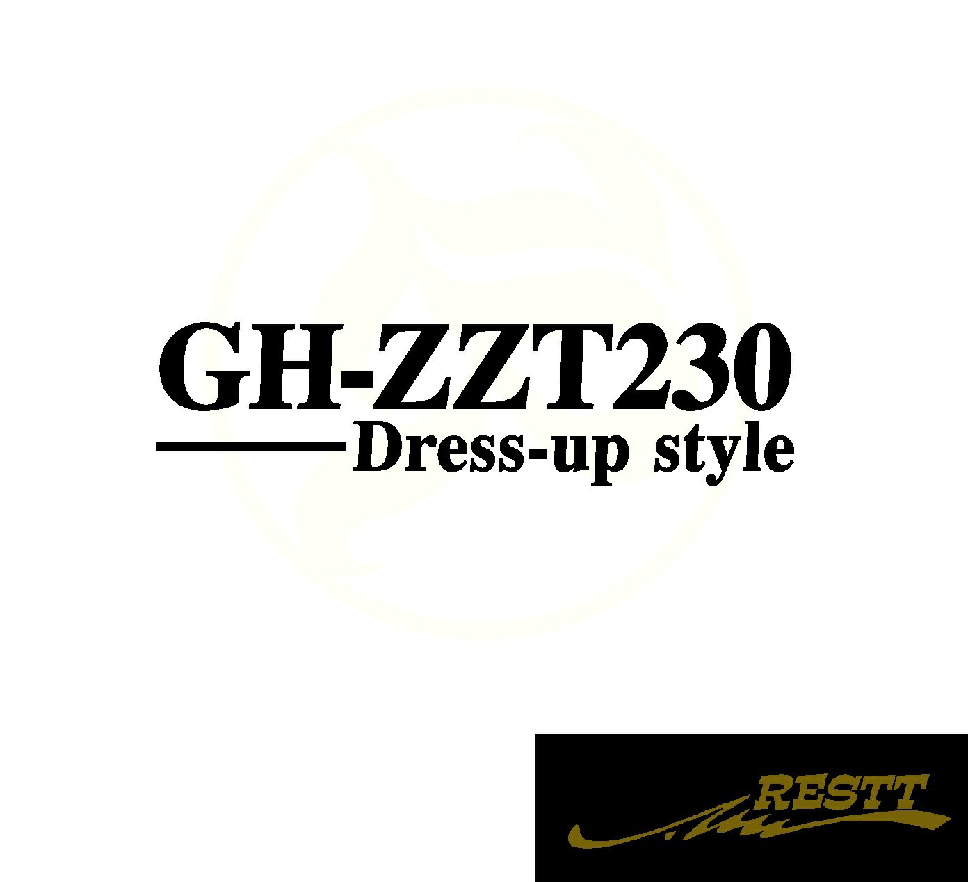 セリカ　GH-ZZT230　GH-ZZT231　TA-ZZT230　TA-ZZT231　ドレスアップスタイル　ロゴ　カッティングステッカー　小サイズ　4種類から選べる　おしゃれ　デザイン　かっこいい　ステッカー　トヨタ　豊田　型式　TRD