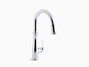 KOHLER キッチン用水栓 ベレラ Bellera ポリッシュドクローム キッチン用混合水栓 コーラー 560-CP