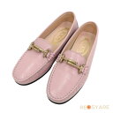 【極美品】TOD'S トッズ ダブルT ストーン ビジュー装飾 リザード 型押し レザー ドライビング シューズ ローファー スリッポン 46950 【中古】(4)