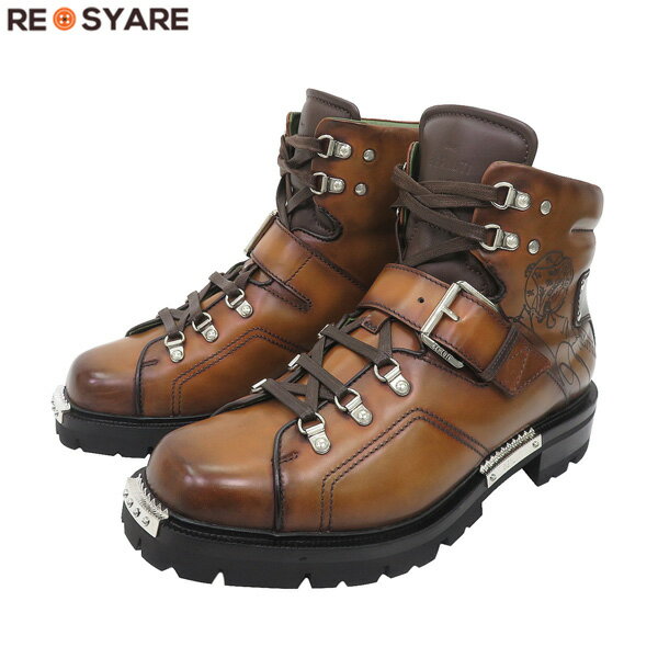 【極美品 サイズ9.5】Berluti ベルルッティ BRUNICO ブルニコ リミテッド スクリット カリグラフィ ア..