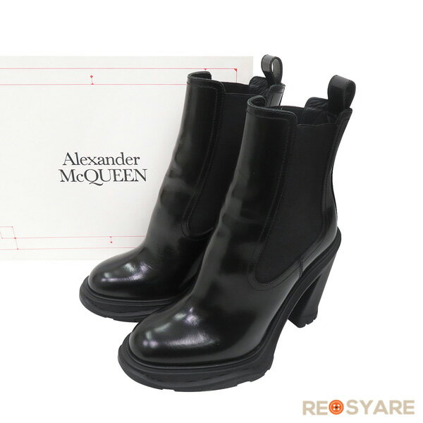 ڶ 36ALEXANDER McQUEEN ޥå ɥ 륷 󥯥 ֡ ֥å  23cm 9.5 4757...