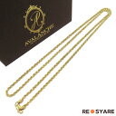 【55cm 未使用】AVALANCHE アヴァランチ 10K イエローゴールド ロープネックレス 幅2.2mm 55cm 定価17.3万 47392 【中古】