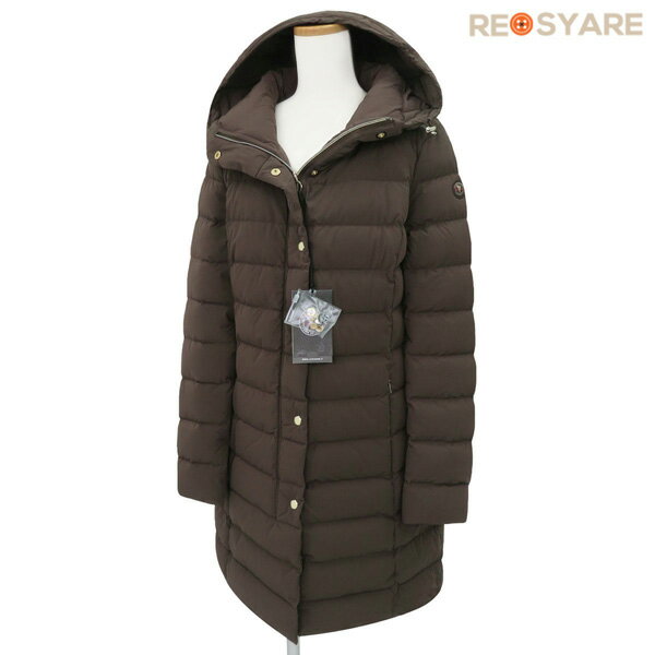 樂天商城 - 【タグ付き未使用 25AW】CAPE HORN ケープホーン SANTACRUZ サンタクルズ B2570 ダウン コート レディース 46 L モカ 定価9.5万 47710【中古】