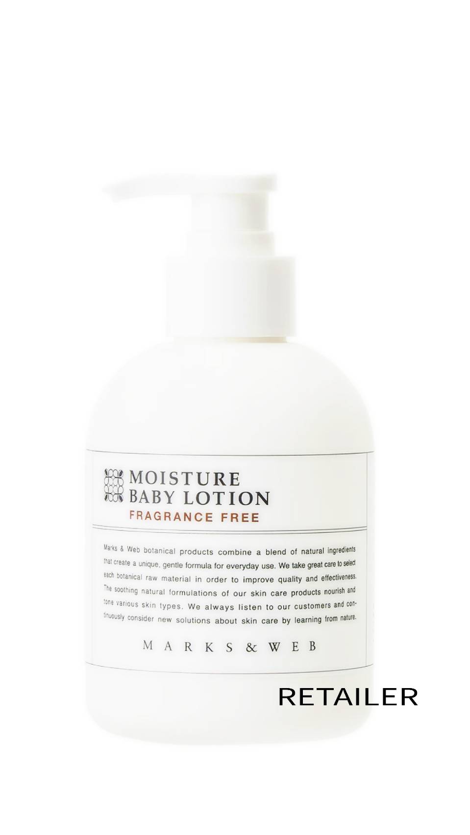 【MARKS&WEB】 マークス&ウェブ250ml モイスチャーベビーローション #無香料250mL(ローション)(BABY)(..