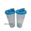 1.1L【Tupperware】タッパーウェアSライン 2個セット＜日用雑貨＞＜飲料保存容器＞＜お茶 ジュース＞＜キッチン用品＞