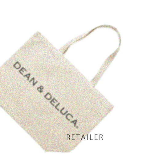 ♪#ナチュラル Lサイズ【DEAN & DELUCA】ディーンアンドデルーカトートバッグ＜オリジナルトートバッグ＞＜コットン製＞＜ディーン&デルーカ＞