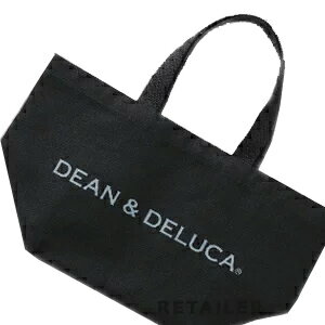 #ブラック Sサイズ【DEAN & DELUCA】ディーンアンドデルーカトートバッグ＜オリジナルトートバッグ＞＜コットン製＞＜ディーン&デルーカ＞