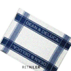 ♪#ネイビー【DEAN & DELUCA】ディーンアンドデルーカティータオル＜キッチンタオル＞＜コットン100%＞＜ディーン＆デルーカ＞