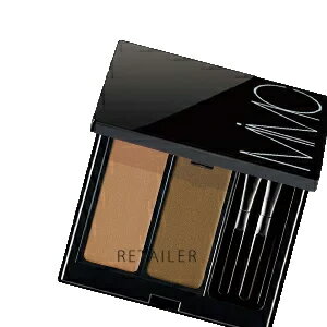 ♪【MiMC】エムアイエムシー ミネラルプレスト アイブローデュオ #02 リッチブラウン <アイブロー><アイブロウ><パウダーアイブロー>