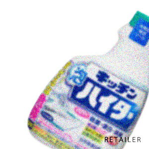 【Kao】　花王 キッチン泡ハイター　付替用（400ml）　1個　＜泡タイプ　漂白剤(塩素系）＞