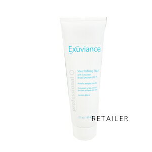 即納 日焼け止め 227ml (Exuviance)エクスビアンスシアーリファイニング フルイド SPF35 #サロンサイズ　227ml(日焼け止め乳液・ミルク)(化粧下地)(日中用乳液)(株式会社リツビ)(倉庫E)