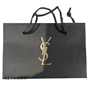 即納★【Yves Saint Laurent】イヴ・サンローランYSL ショップバック 小 約縦12cm×横18cm×マチ6cm＜ショッピングバッグ＞＜ショップ袋＞＜小さいサイズ＞＜手提げ・手さげ・紙袋＞＜イヴ・サンローラン＞