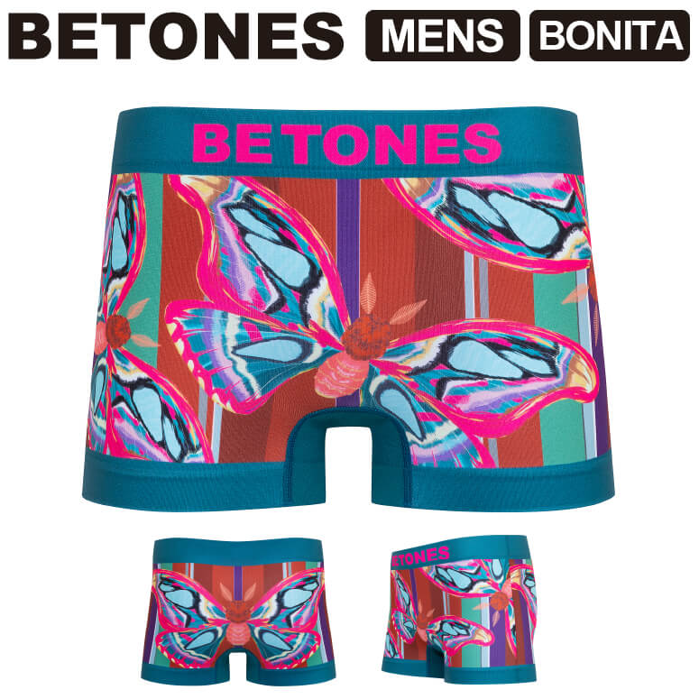 ビトーンズ ボクサーパンツ メンズ ★期間限定！最大20％OFFクーポン対象商品★【送料無料】BETONES(ビトーンズ) BONITA (ボニータ) メンズ ボクサーパンツ アンダーウエア パンツ