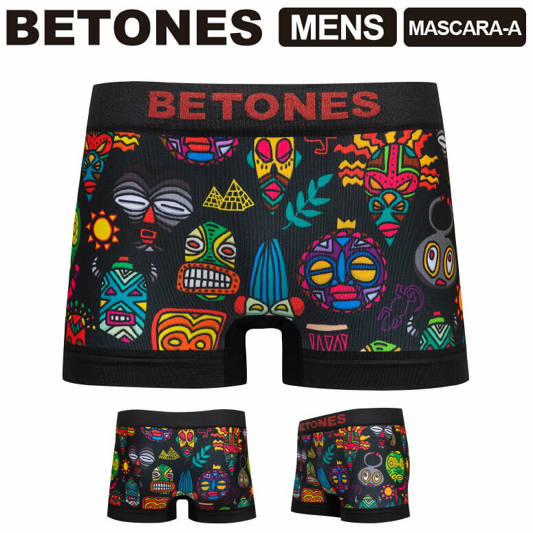 ビトーンズ ボクサーパンツ メンズ ★期間限定！最大20％OFFクーポン対象商品★【送料無料】BETONES(ビトーンズ) MASCARA-A (マスカラ) メンズ ボクサーパンツ アンダーウエア パンツ