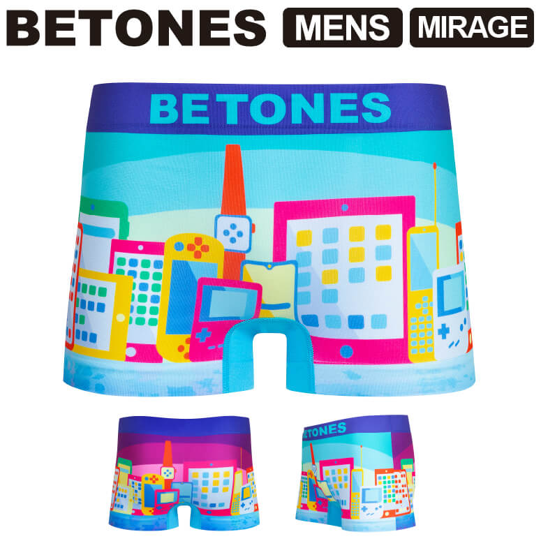 ビトーンズ ボクサーパンツ メンズ ★期間限定！最大20％OFFクーポン対象商品★【送料無料】BETONES(ビトーンズ) MIRAGE (ミラージュ) メンズ ボクサーパンツ アンダーウエア パンツ