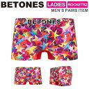 ★期間限定!最大20%OFFクーポン対象商品★【送料無料】BETONES(ビトーンズ) ROCKETS2-L(ロケット2)レディース ボクサーパンツ アンダーウエア パンツ メンズ ペアアイテム プレゼント
