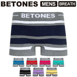 ★期間限定！最大20％OFFクーポン対象商品★【送料無料】BETONES(ビトーンズ) BREATH（ブレス）メンズ ボクサーパンツ アンダーウエア パンツ