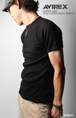 ★ポイント10倍★【送料無料】AVIREX アビレックス avirex アヴィレックス・クルーネック Tシャツ カットソー Tシャツ(6143502/617352)【クーポン対象外商品】 プレゼント - Image 2