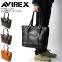 ★ポイント10倍★AVIREX(アビレックス) アヴィレックス ブルト シリーズ レザー トートバッグ メンズ レディース