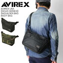 ★ポイント10倍★【送料無料】AVIREX(アビレックス) アヴィレックス【ソリッド シリーズ】ショルダーバッグ ボディバッグ メンズ レディース【クーポン対象外商品】