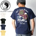 ★期間限定！最大20％OFFクーポン対象商品★T&C Surf Designs(（ティー＆シー）) タウン＆カントリー プリント Tシャツ サーファー Tシャツ ハワイアン Tシャツ サーフ デザイン メンズ レディース