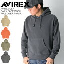 ★ポイント10倍★【送料無料】AVIREX(アビレックス) アヴィレックス デイリーシリーズ フェード ウォッシュ プルオーバー パーカー 裏毛 ..