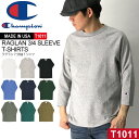 チャンピオン 服（父向き） ★期間限定！最大20％OFFクーポン対象商品★【送料無料】Champion(チャンピオン) 【T1011】ヘビーウエイト ラグラン 3/4 Tシャツ 7分袖 Tシャツ カットソー 無地 メンズ レディース