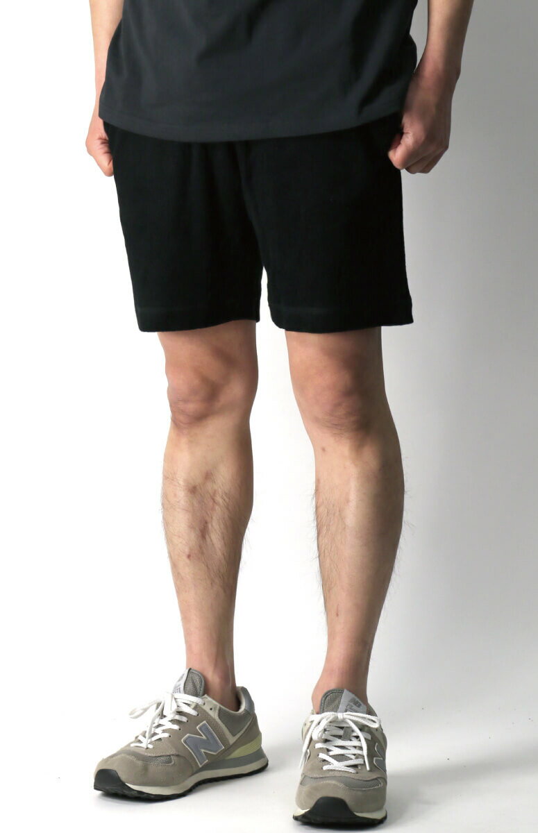 ★期間限定！最大20％OFFクーポン対象商品★セール・20％OFF★【送料無料】Hanes(へインズ) パイル ショートパンツ 短パン ハーフパンツ パイル素材 メンズ レディース