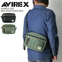 ★期間限定！最大20％OFFクーポン対象商品★【送料無料】AVIREX(アビレックス) アヴィレックス ボックス ショルダー バッグ ナイロンバッ..