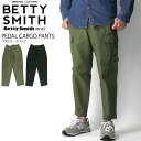 ベティスミス パンツ レディース ★期間限定！最大20％OFFクーポン対象商品★【送料無料】Betty Smith(ベティスミス) ペダル カーゴ パンツ ミリタリーパンツ 日本製 メンズ レディース