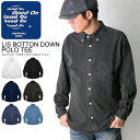 ★期間限定!最大20%OFFクーポン対象商品★ 【送料無料】Good On(グッドオン) ロングスリーブ ボタンダウン シャツ メンズ レディース プレゼント