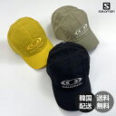 【韓国限定】SALOMON LINK CAMP CAP サロモン キャップ キャンプキャップ アウトドア ストリート ファッション 帽子 メンズ レディース ユニセックス 軽量 通気性 ロゴ スポーツ【SALOMON】